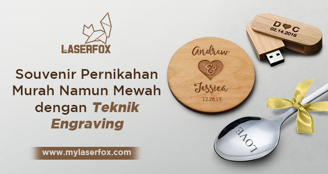 Image of Souvenir Pernikahan Murah Namun Mewah dengan Teknik Engraving