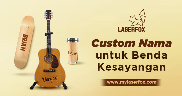 Image of Custom Nama Dengan Teknik Engraving untuk Benda Kesayangan